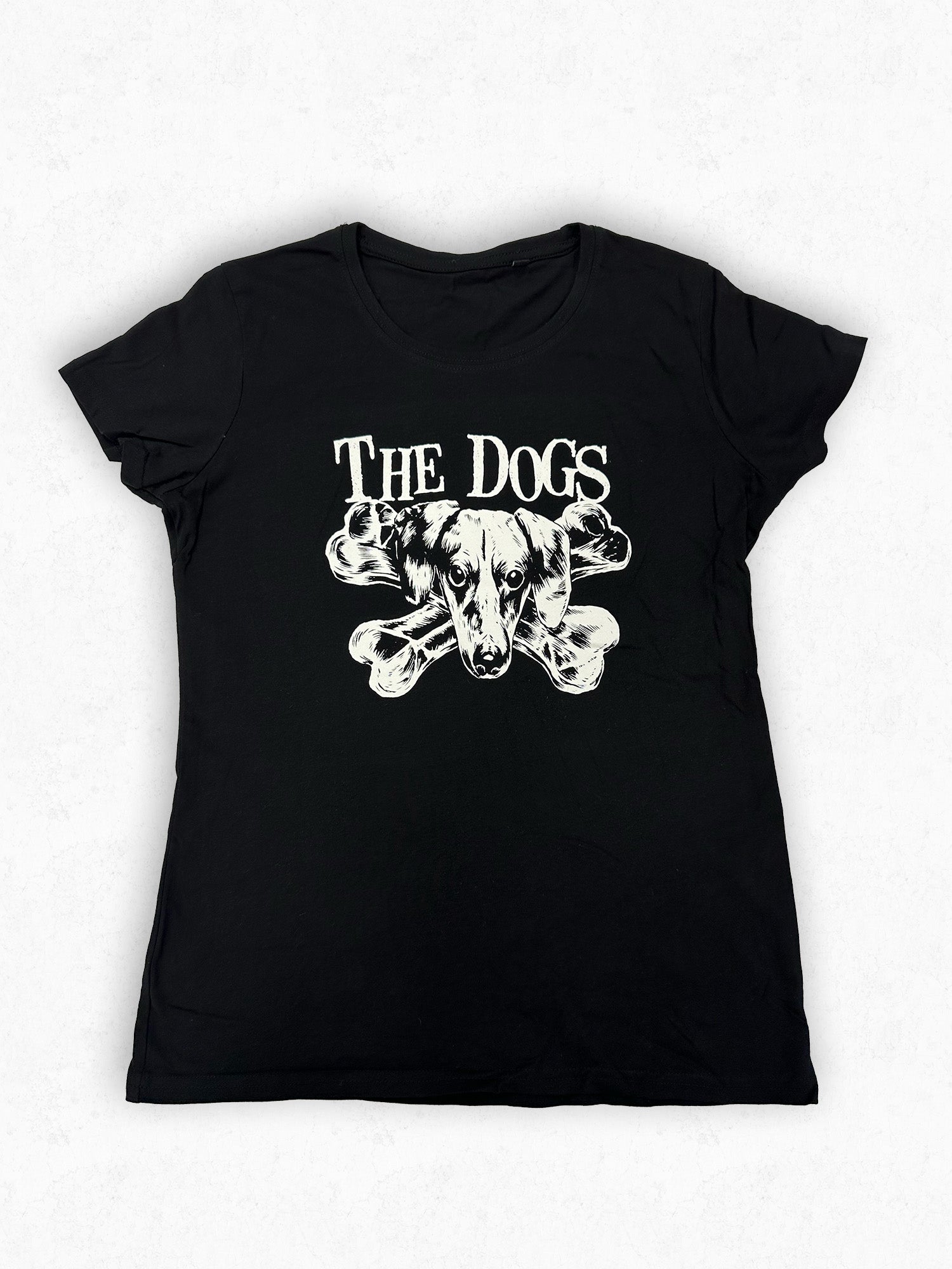 The Dogs Sort Dame T-skjorte Bikkje
