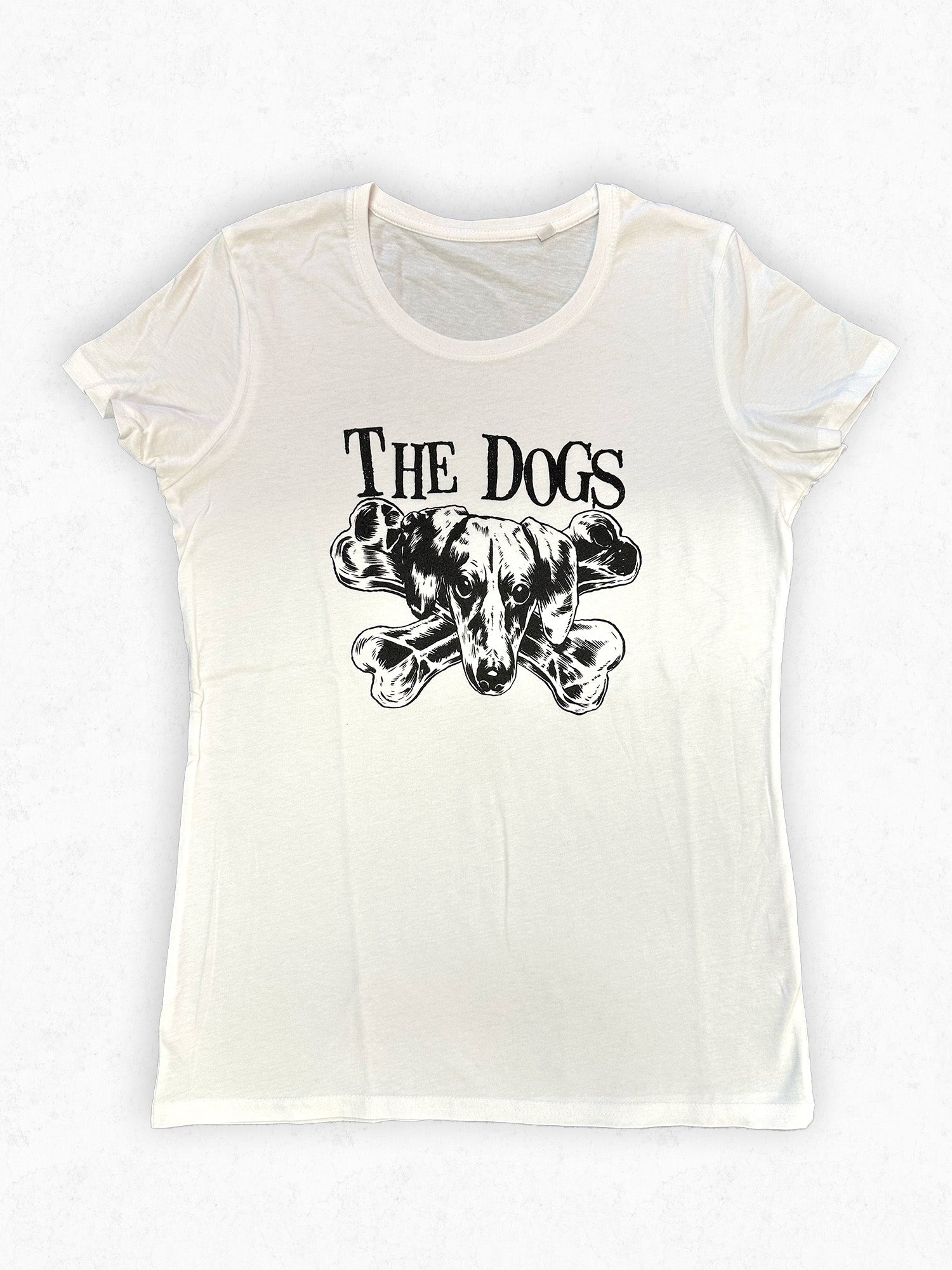The Dogs / Hvit Dame T-skjorte Bikkje